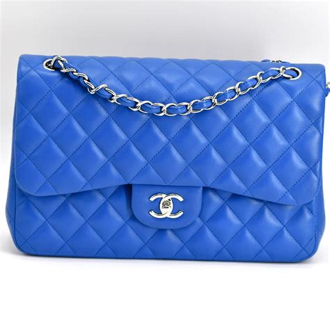 sac bleu chanel|chanel handbags outlet.